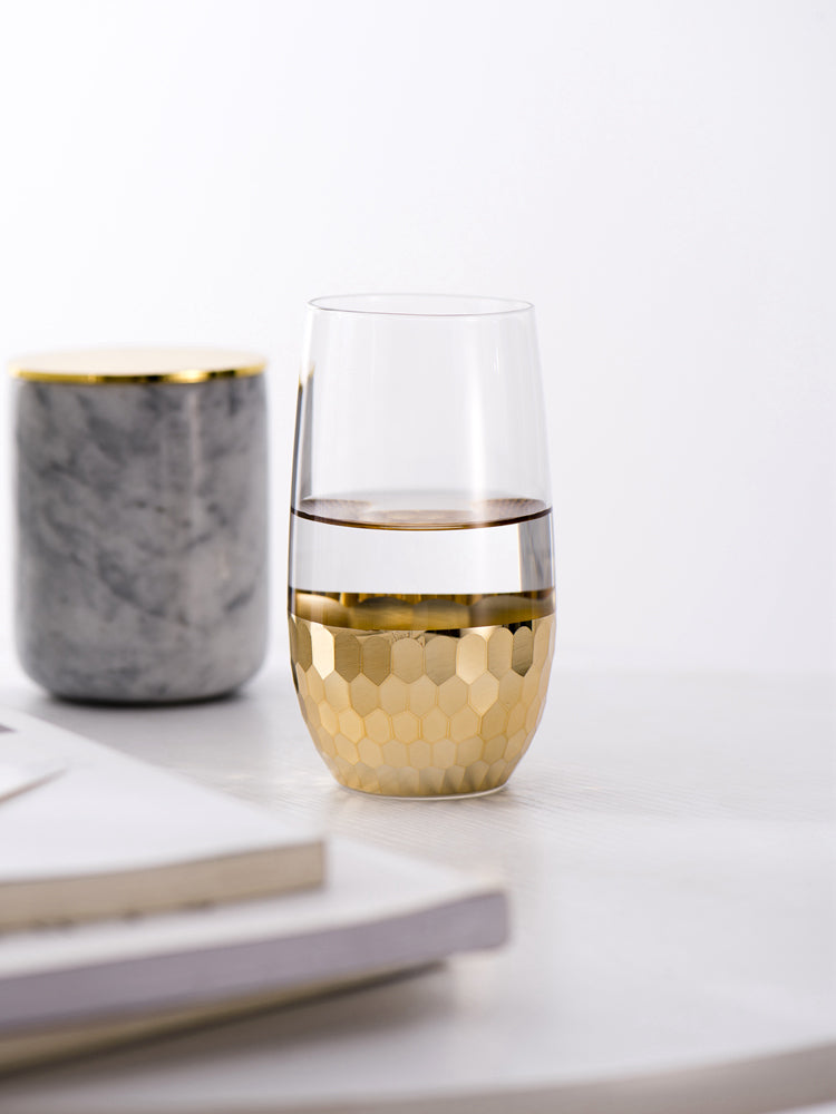 Luxury Gold-Plated Glass