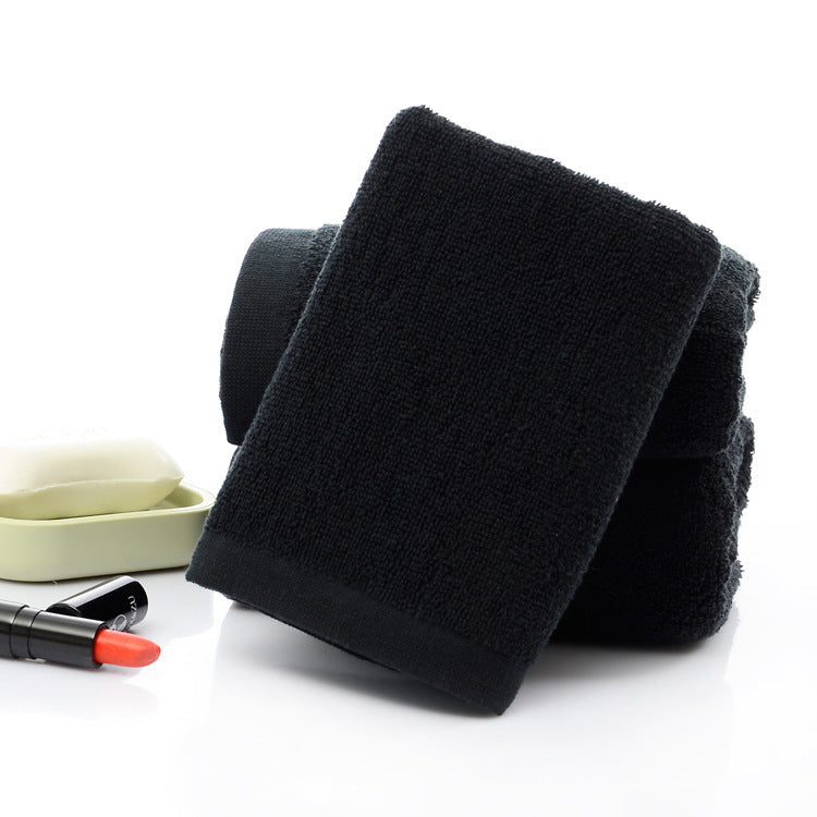 Luxury Black Cotton Towels