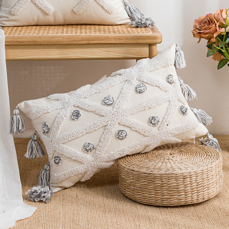 Bohemian Tufted Pillow